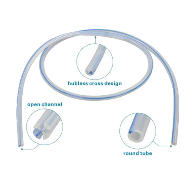 Silicone Round Fluted Drain