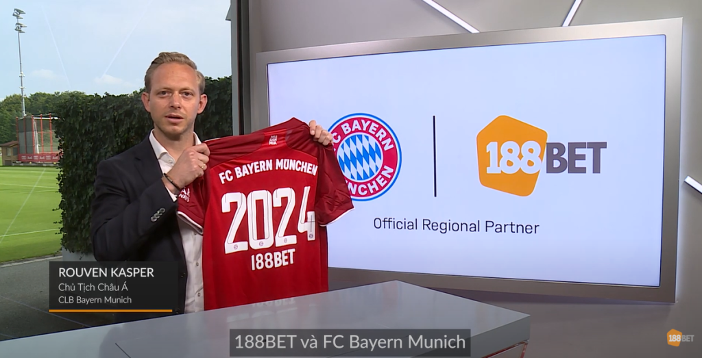 188bet tro thanh doi tac ca cuoc cua Bayern Munich