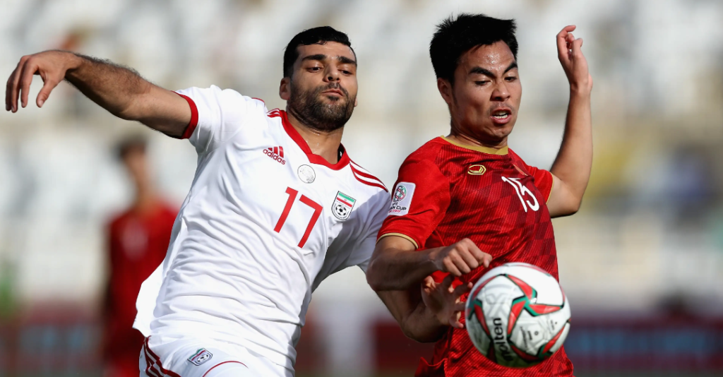 Soi keo bong da Iran vs Viet Nam toi nay